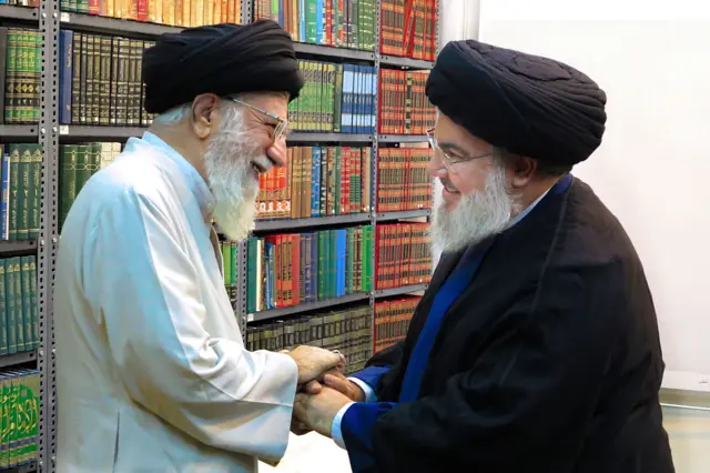 نصرالله و خامنه‌ای